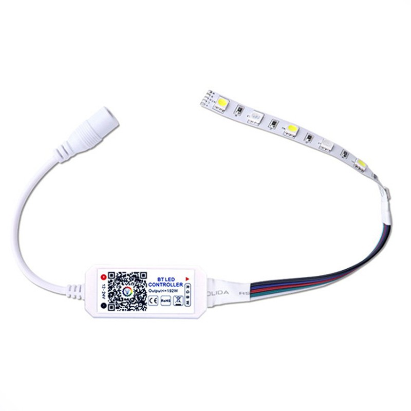 Bộ Điều Khiển Từ Xa Mini Bluetooth/Wifi Cho Dây Đèn LED 5050 3528 RGB/RGBW