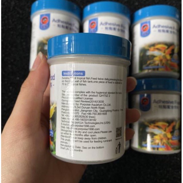 Thức Ăn Dán Kính Cao Cấp Đài Loan Adhesive Food - 50gram