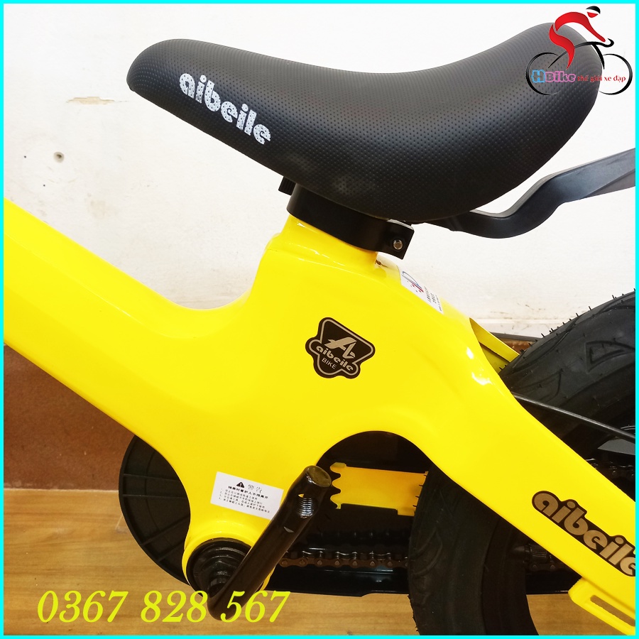 Xe Đạp Trẻ Em Vành Đúc, Khung hợp kim Magie AiBeiLe Siêu Nhẹ, Thời Trang Và Siêu Khỏe Khoắn.