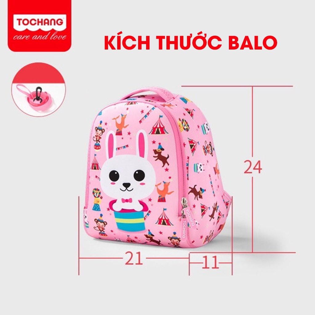 Balo Cho Bé Mẫu Giáo Mầm Non TOCHANG 🌟FREE SHIP🌟Balo Trẻ Em Bé Trai Bé Gái Hình Thú Siêu Nhẹ ZOO STORY Hàng Thương Hiệu.