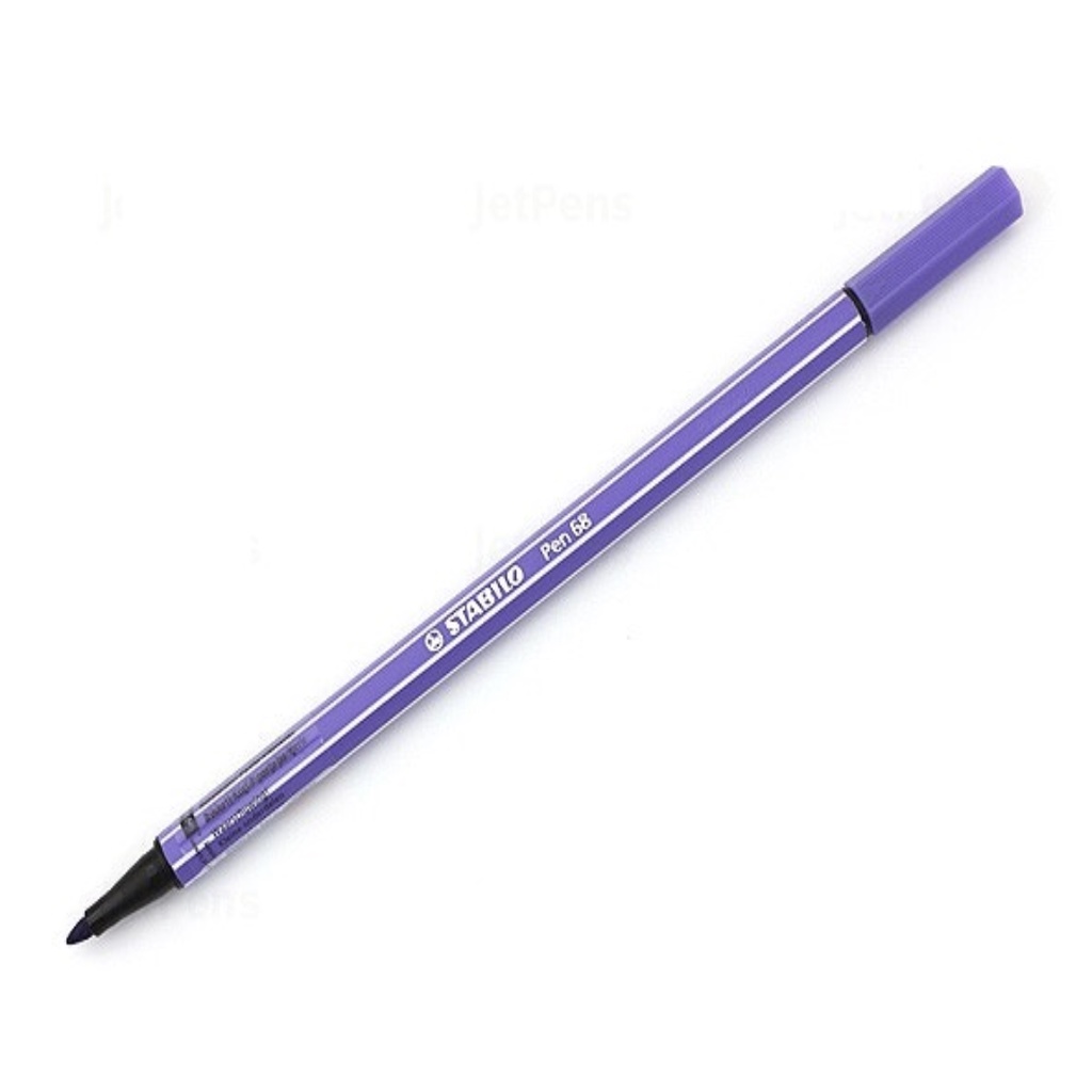 Combo 4 bút lông màu Stabilo Pen 68 Marker – 1.0mm – Purple Colors