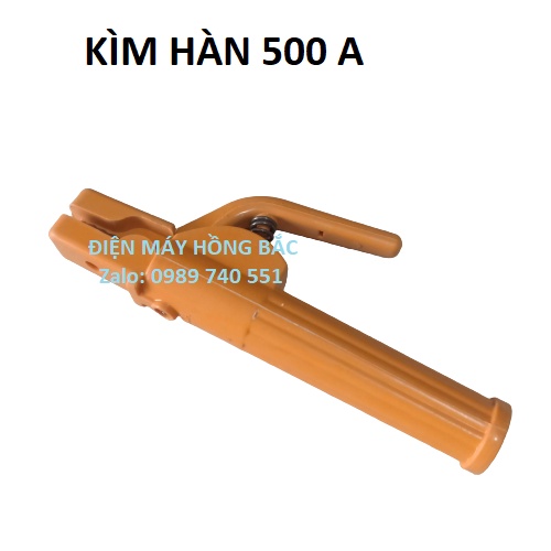 Kìm hàn que máy hàn 500A chất lượng - má kẹp bằng đồng