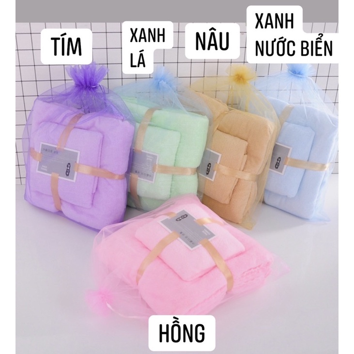 Set khăn tắm siêu mịn