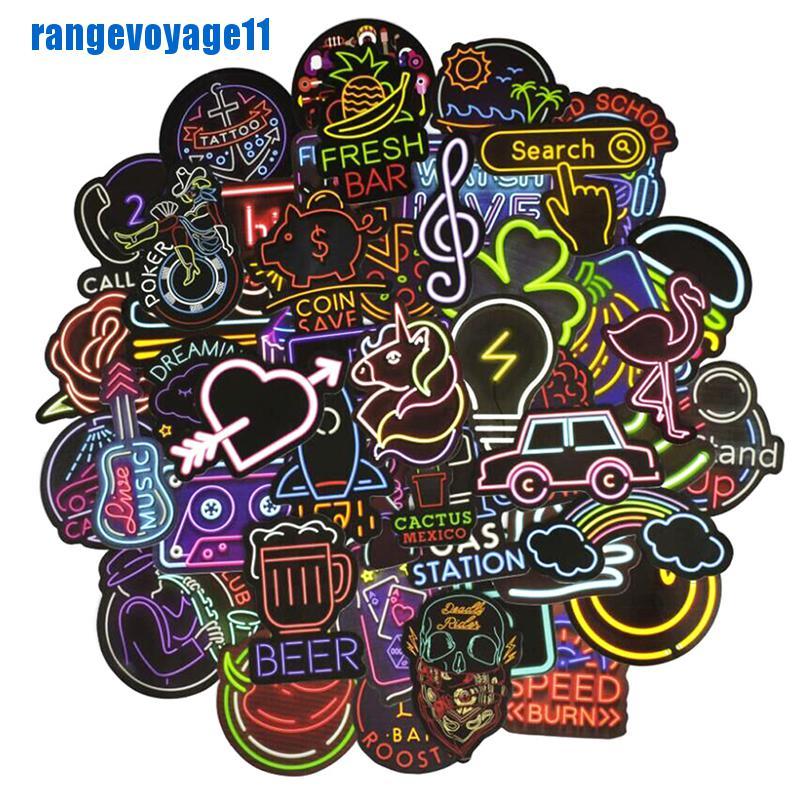 Bộ 50 Đèn Neon Trang Trí Dễ Thương