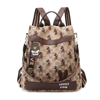 Balo thời trang/Balo học sinh - Balo Mickey Thiết kế chống trộm chống nước an toàn