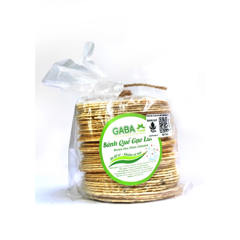 Bánh quế gạo lứt Gaba 200g