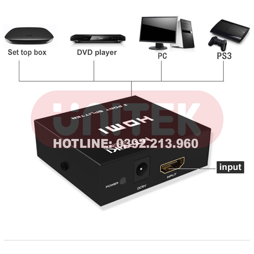 Bộ Chia Tín Hiệu HDMI 1 Ra 2 MT-VIKI MT-SP102M
