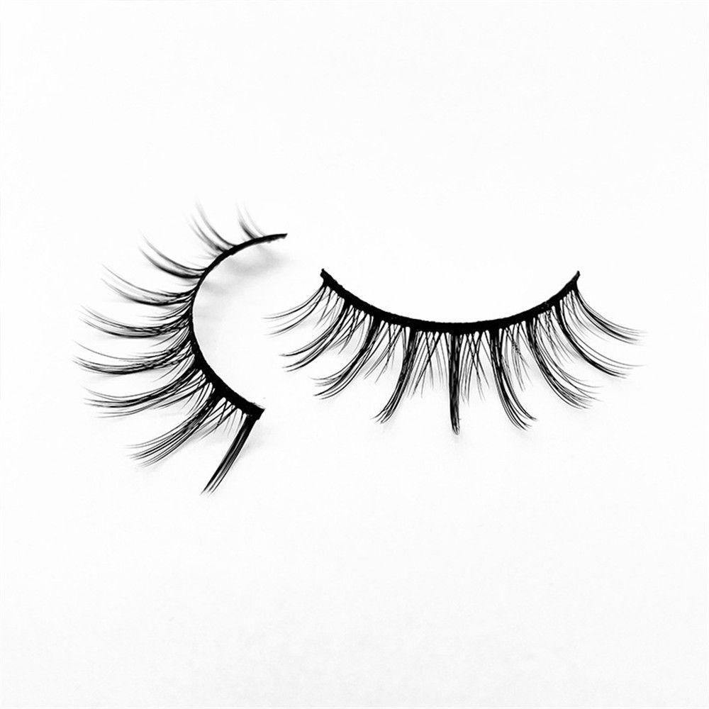 CACTU Set 5 Cặp Lông Mi Giả Trong Suốt Tái Sử Dụng Phong Cách Nhật Bản