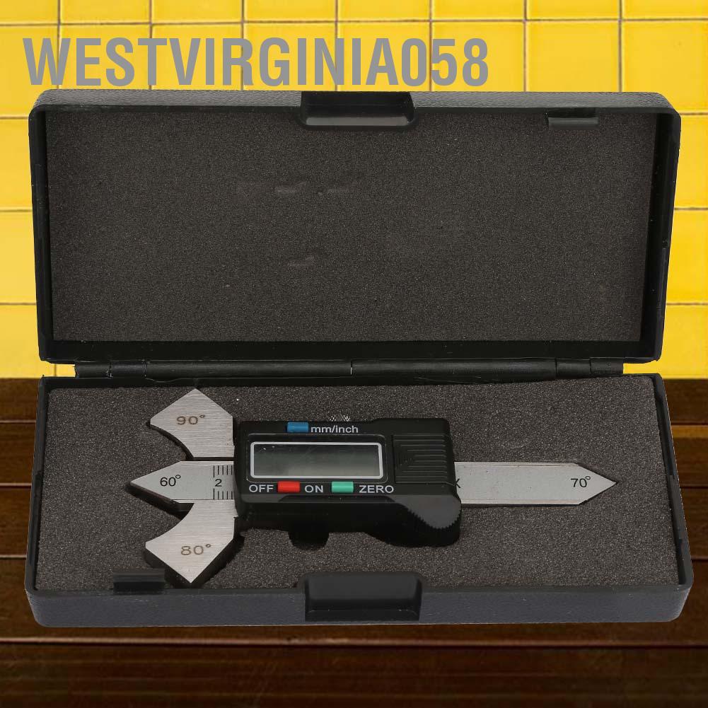Westvirginia058 Westvirginia058 Máy đo hàn kỹ thuật số 20mm kiểm tra liệu Inch đường