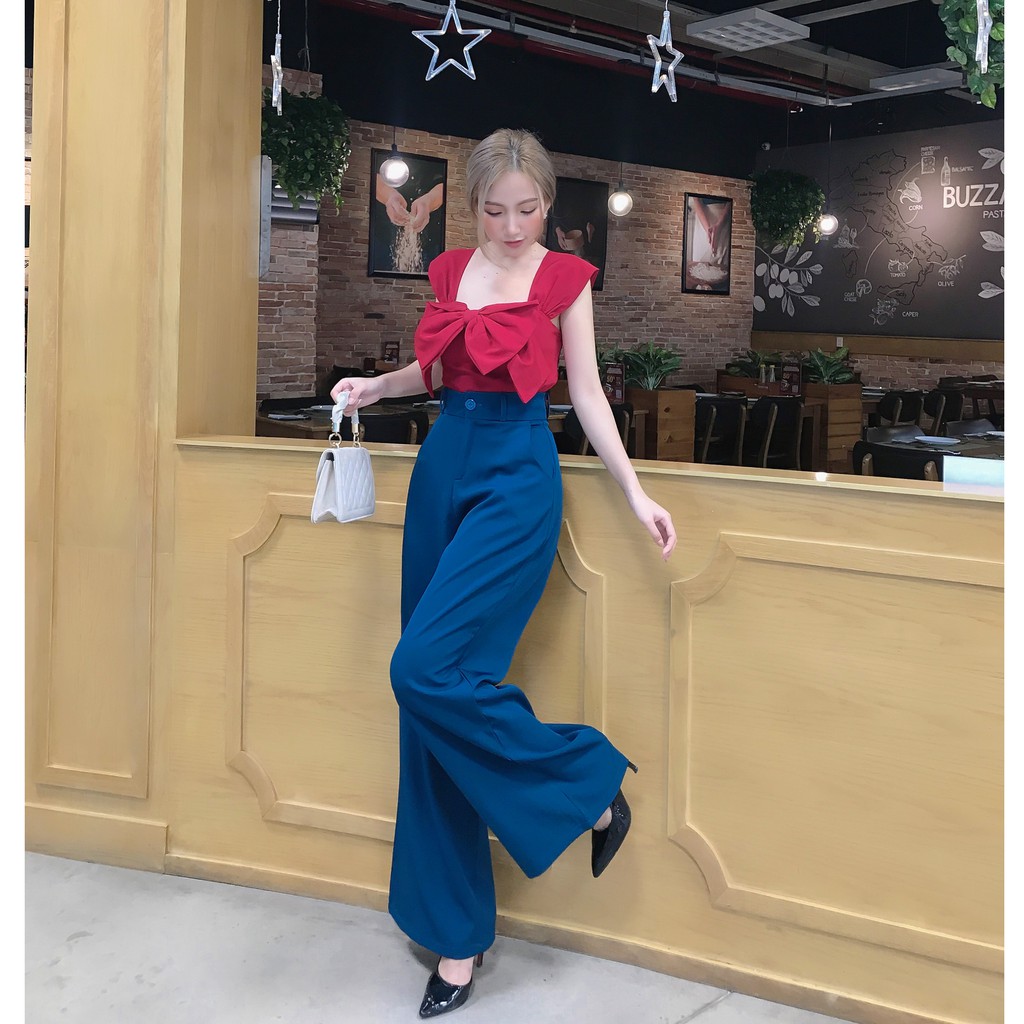 Quần ống suông cạp cao dáng đứng MIMIX AQ2170 | BigBuy360 - bigbuy360.vn