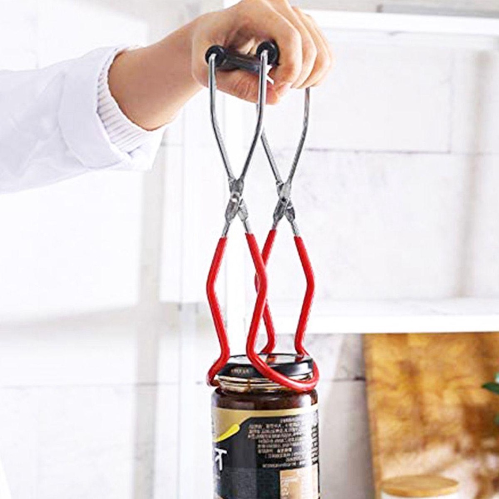 IVORY Dụng Cụ Kẹp Bình Nước Chống Trượt Bằng Inox + Cao Su Tiện Dụng