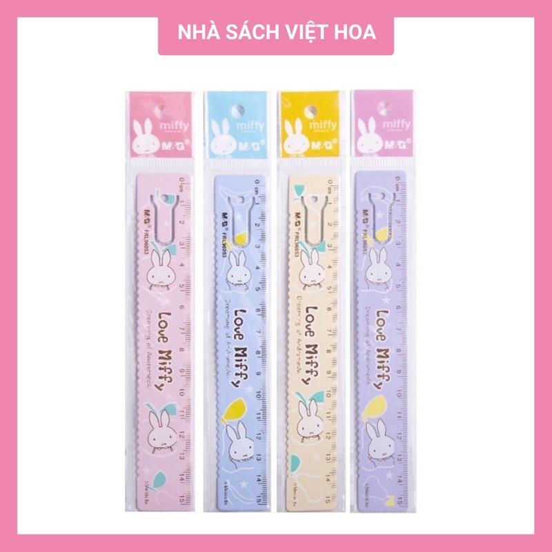 Thước kẻ Sắt M&G 15cm hình thỏ
