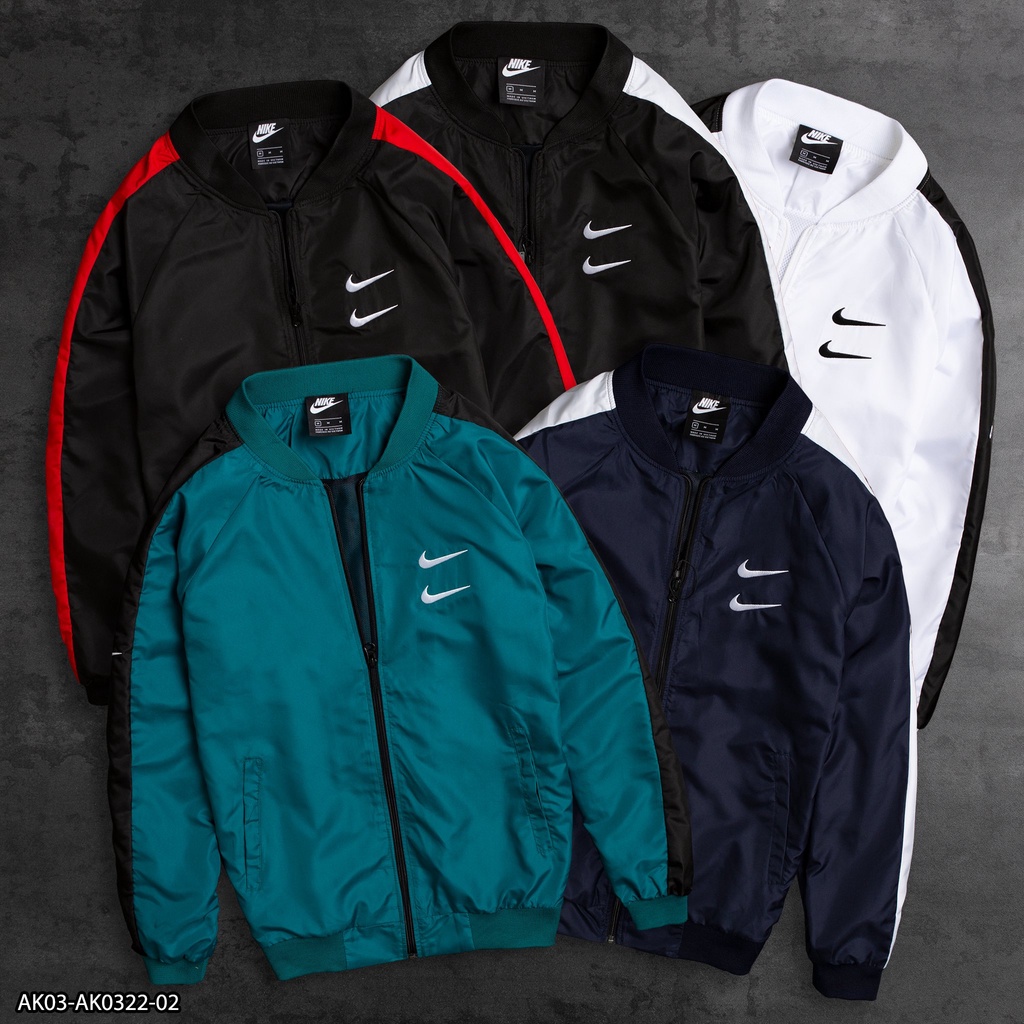 Áo khoác vải gió 2 lớp phối viền vai AK03 - áo khoác nam VNXK