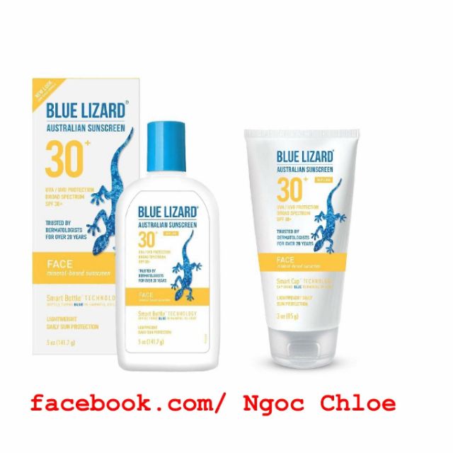 DATE 2022 Mẫu Mới Kem chống nắng Blue Lizard SPF 30+