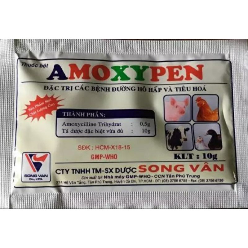 AMOXYPEN 10G DÙNG CHO CON VẬT