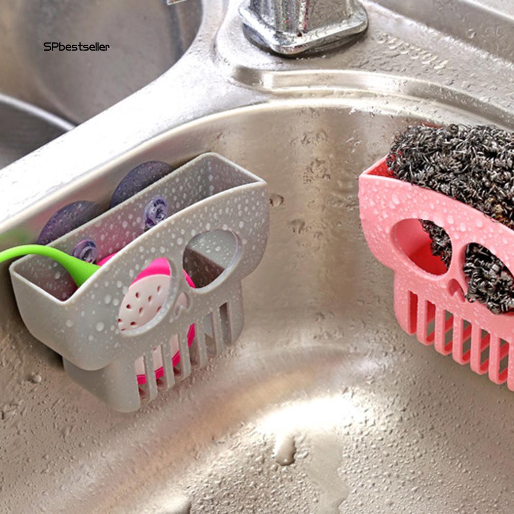 Giá để miếng rửa chén có giác hút tiện dụng