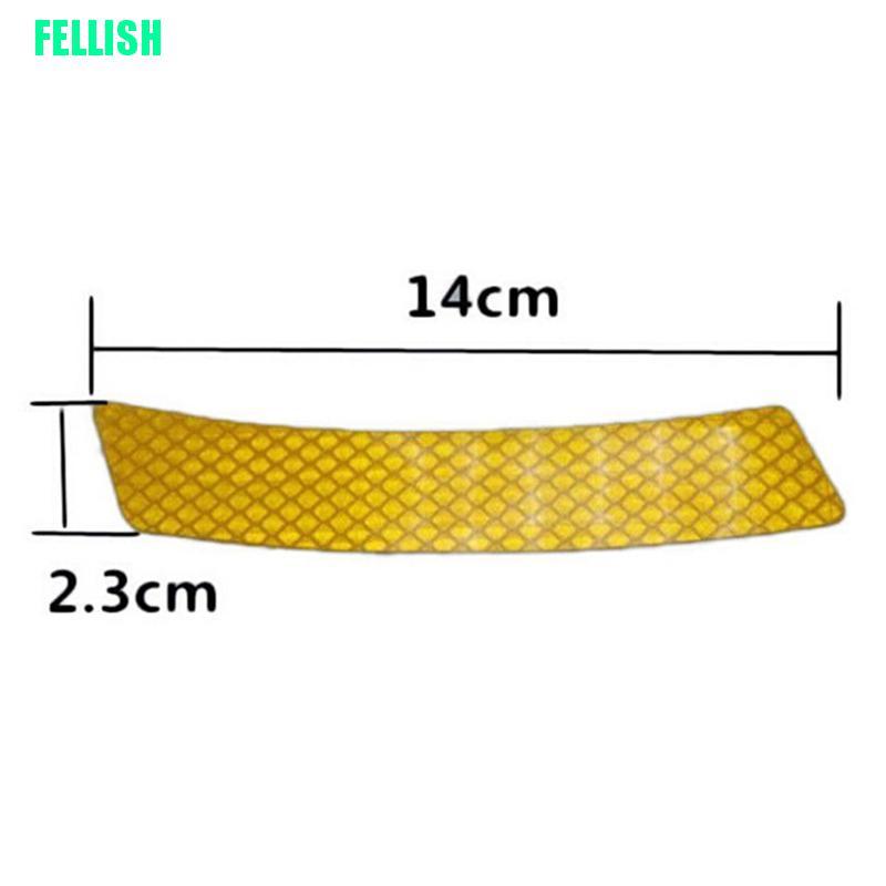 Bộ 2 Miếng Dán Phản Quang Cảnh Báo An Toàn Cho Xe Hơi