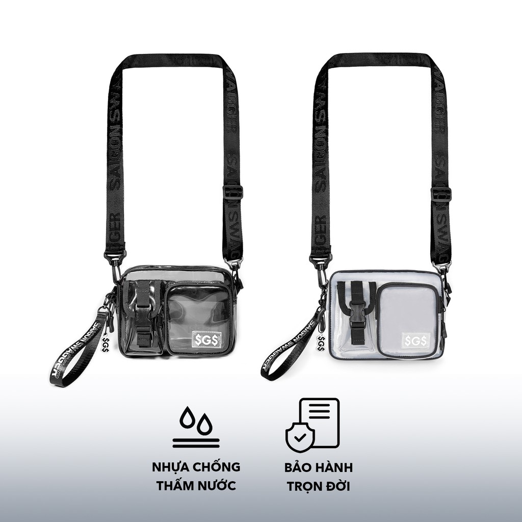 Túi Đeo Chéo Nam, Nữ 2 Hộp Mini Nhựa SAIGON SWAGGER® SGS Plastic Bag