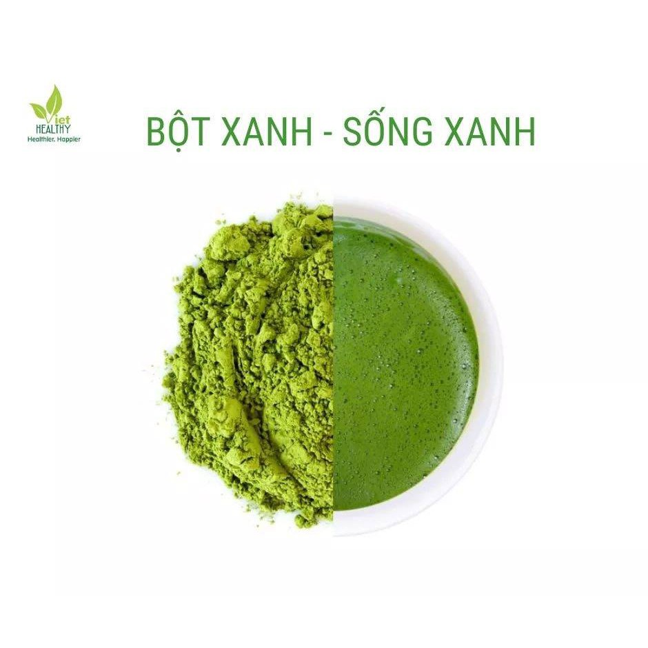 Bột xanh Viethealthy 150gr - Bột xanh Viethealthy cung cấp dinh dưỡng, vitamin khoáng chất, bảo vệ sức khỏe