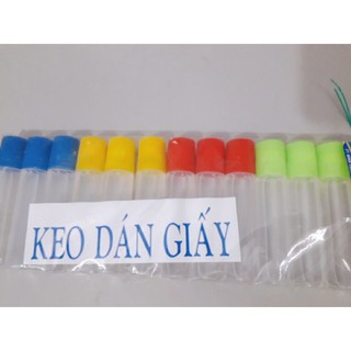 Set 12 chai keo (hồ nước) dán giấy
