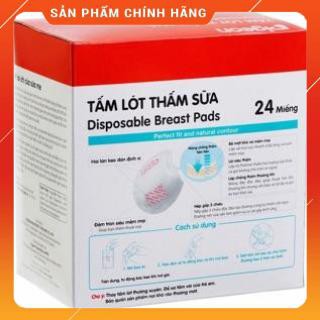 [GIÁ TỐT]Miếng Tấm Lót Thấm sữa PIGEON 24 Miếng 1 hộp