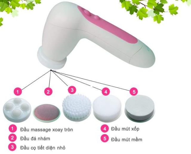 MÁY MASSAGE MẶT 5IN1,,