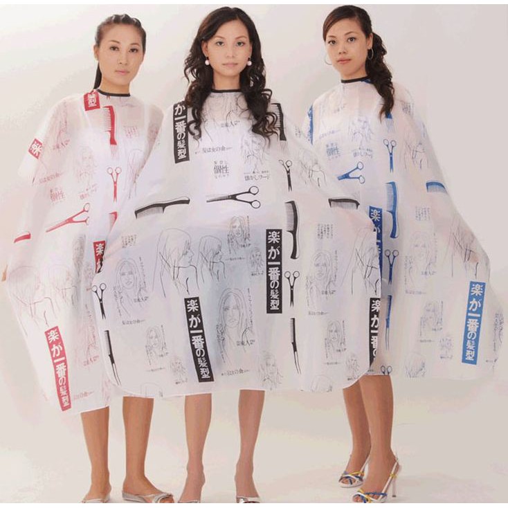 Áo choàng, khăn choàng cắt tóc Barber (8 mẫu)