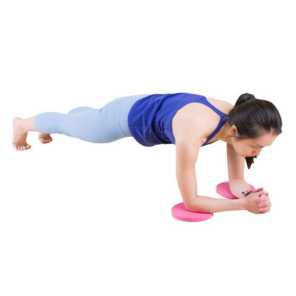 1 Cặp Đệm Đầu Gối / Khuỷu Tay / Đầu Gối Hình Tròn Hỗ Trợ Tập Yoga / Thể Thao