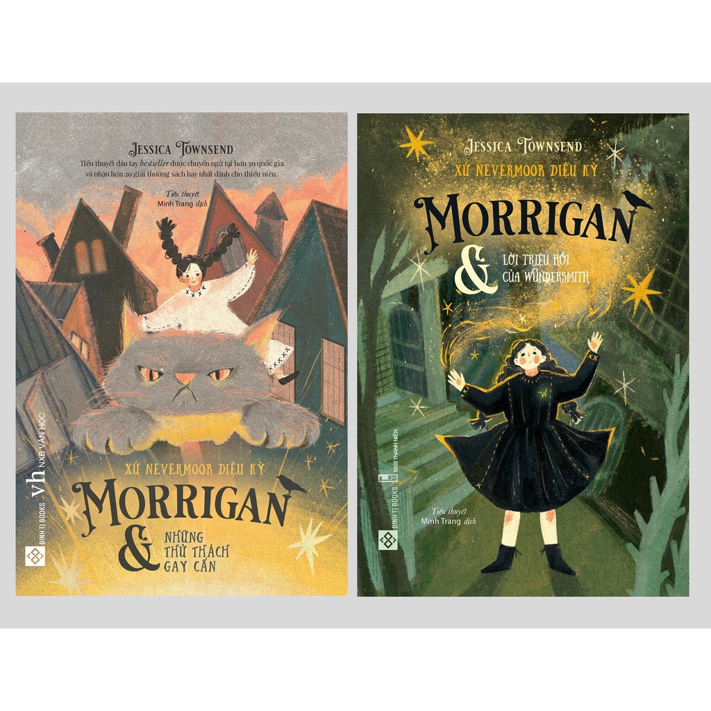 Sách - Xứ Nevermoor diệu kỳ - Morrigan và những thử thách gay cấn - Morrigan và lời triệu hồi của Wundersmith - 2 tập