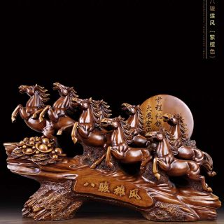 TƯỢNG GỖ MÃ ĐÁO THÀNH CÔNG KÍCH THƯỚC 40CM*11CM*25CM NẶNG 3,5KG