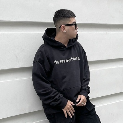 Áo Hoodie khoác Nam Nữ Form Rộng Vải Nỉ Màu Đen In Hình We Are Virus Essential by Local Brand Xfire Unisex