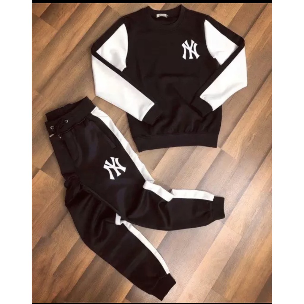 Bộ nỉ nam thời trang NYY  Phối Trắng Xanh hàng đẹp mới về | BigBuy360 - bigbuy360.vn