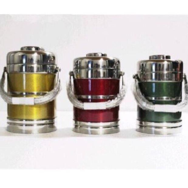 [KHO SỈ] Cặp Lồng Inox Giữ Nhiệt Màu 3 Tầng 1,4L và 1,9L