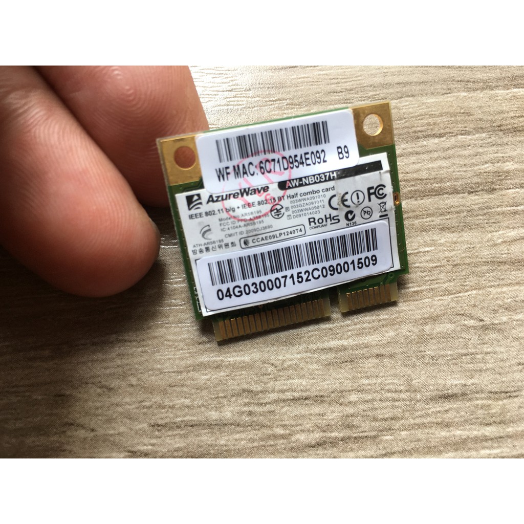 Card Wifi, có Bluetooth cho máy tính, laptop