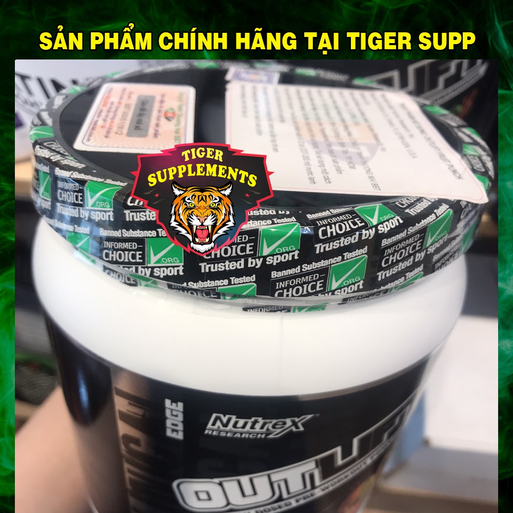 PREWORKOUT OUTLIFT 20 LẦN DÙNG - TĂNG SỨC MẠNH KẾT HỢP BCAA PHỤC HỒI CƠ BẮP