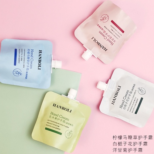 [Hàng mới về] Kem dưỡng da bàn tay HANBOLI mềm mịn nhiều mùi hương thơm tùy chọn dành cho bạn nữ