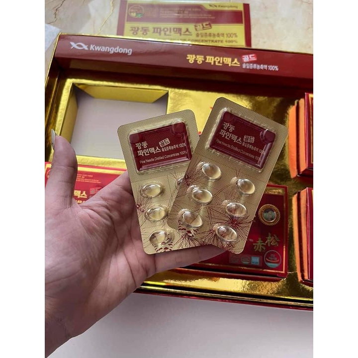 Tinh Dầu Thông Đỏ Hỗ Trợ Sức Khỏe Kwangdong Hàn Quốc