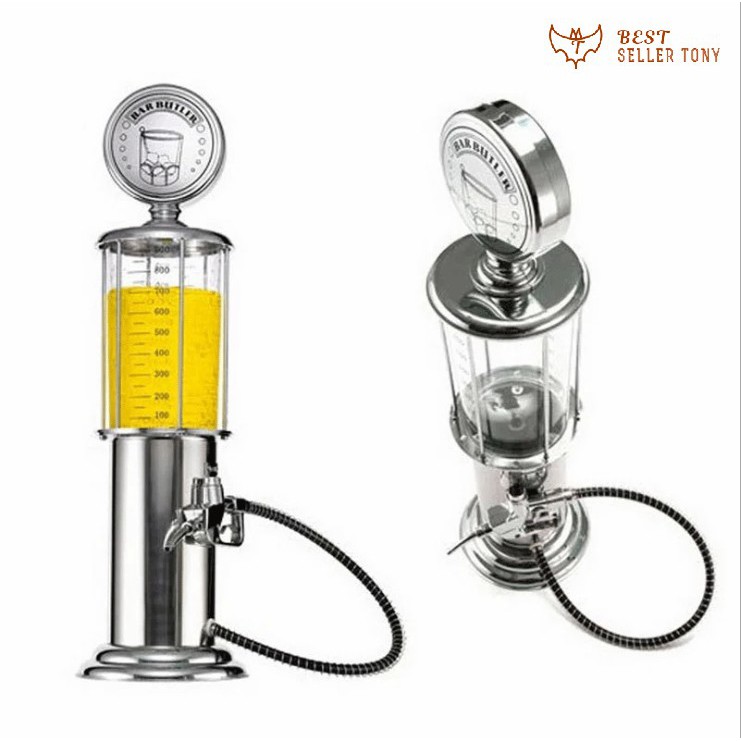 Tháp đựng nước trà hoặc rượu bia quý tộc hình cây xăng 2019