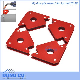 Bộ 4 ke góc nam châm từ tính 75lbs - ke góc hàn , góc vuông
