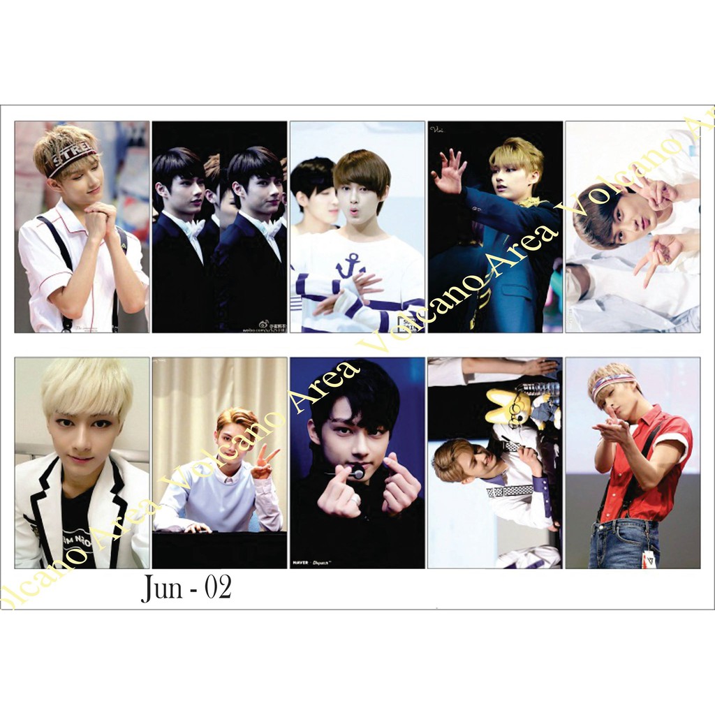 [Seventeen] Set Sticker JUN (2 Mẫu) - Có Nhiều Mẫu hình dán Kpop
