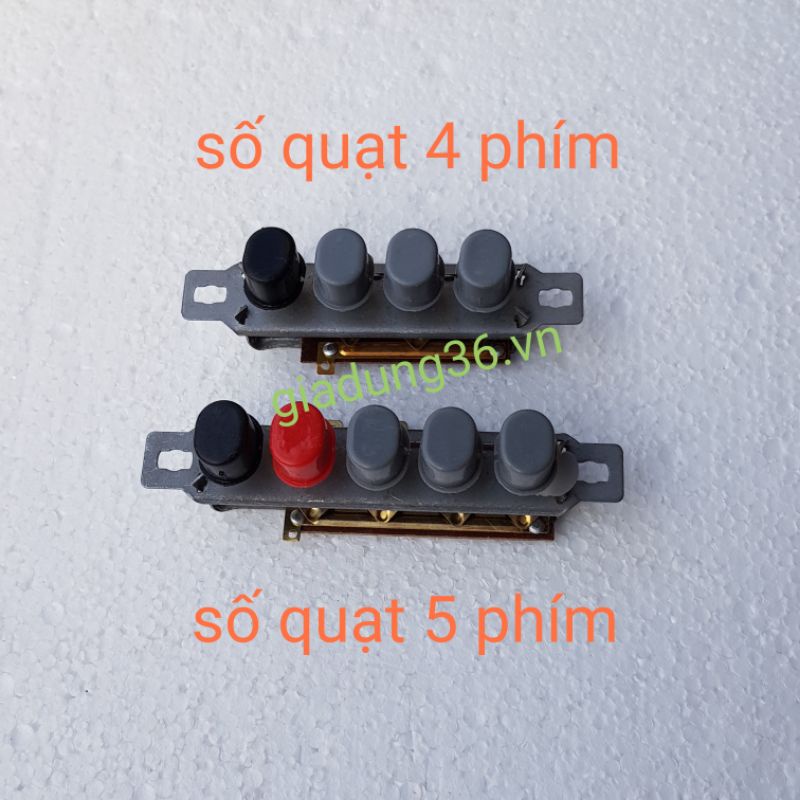 Số quạt 4 phím số quạt 5 phím