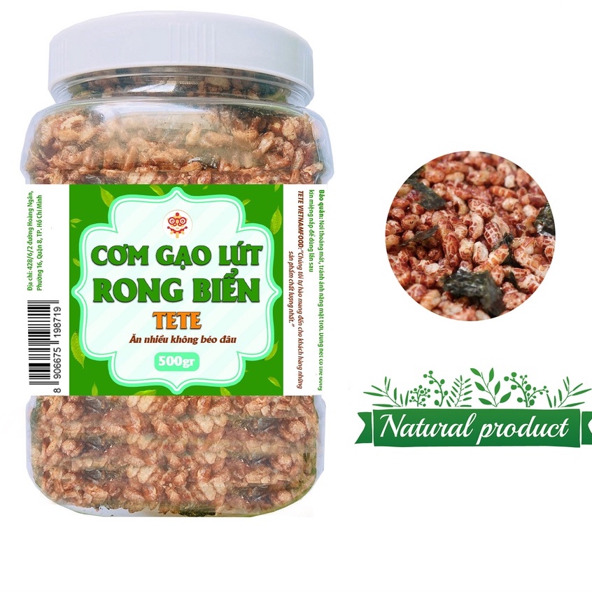 Cơm gạo lức rong biển TETE  500 gram