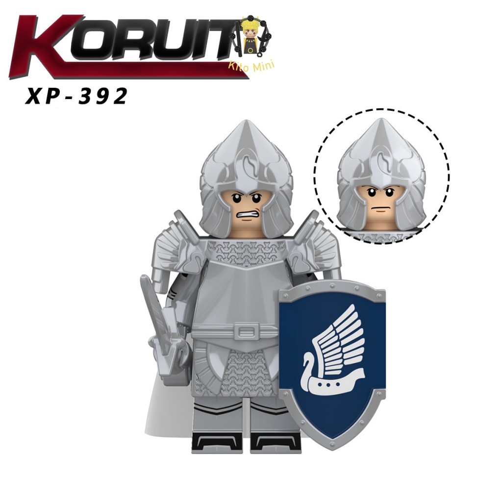 Minifigures Lắp Ráp Mô Hình Nhân Vật Phim Truyện Lính Trung Cổ Lord Of The Rings Koruit KT1051