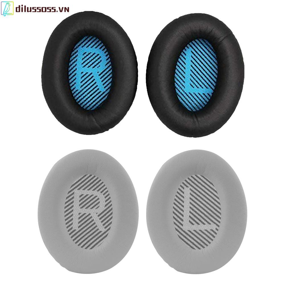 2 Đệm Tai Nghe Bằng Da Thay Thế Cho Tai Nghe Bose Quietcomfort