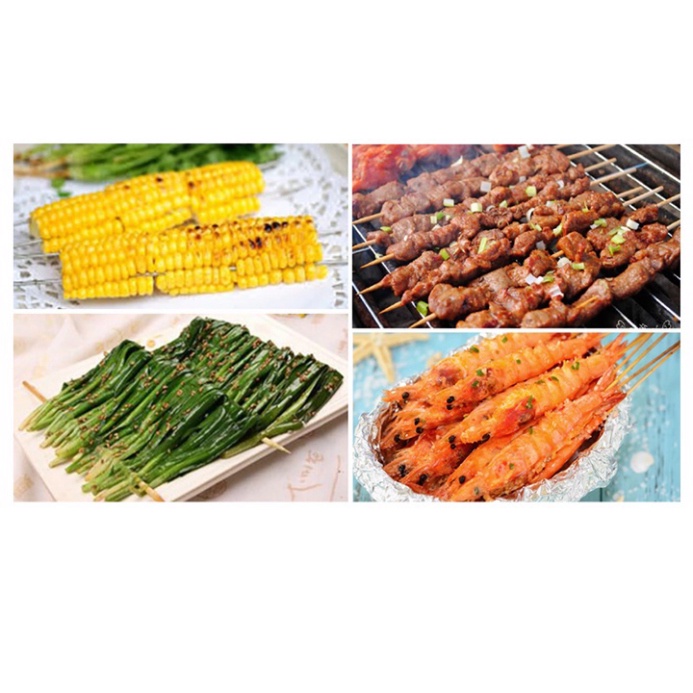 Bếp nướng thịt, bbq 6 đầu đốt dùng gas - Bếp nướng ga 6 trụ ETON ET-K333