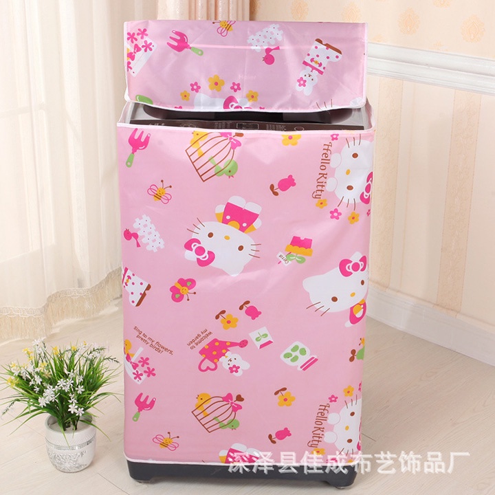 Áo Trùm Máy Giặt  7 - 9kg,  Áo trùm máy giặt vải 2 lớp chống nước, chống bụi, bền đẹp (Màu ngẫu nhiên)