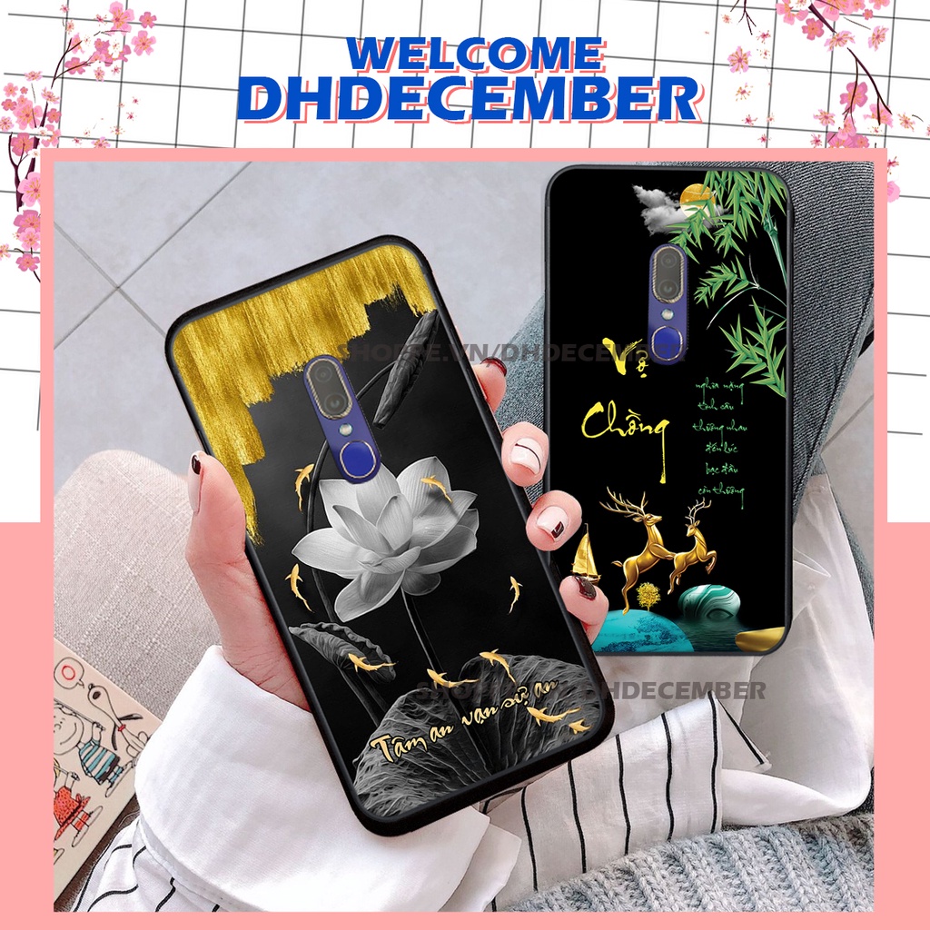 Ốp lưng Oppo F11 in hình thư pháp tâm an vạn sự an ,mã đáo thành công SIÊU CHẤT