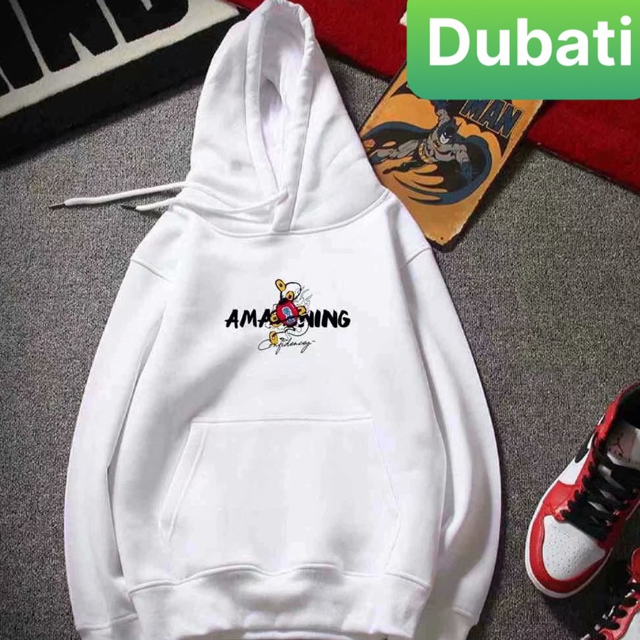 ÁO KHOÁC HOODIE THỜI TRANG NAM NỮ KÌ LÂN PHONG CÁCH HÀN QUỐC - DUBATI FASHION