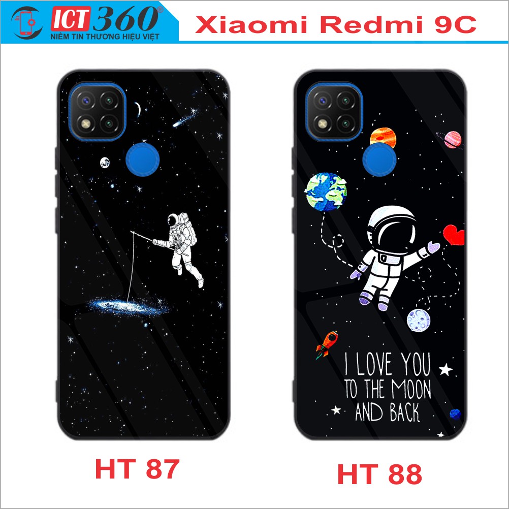 Ốp Lưng Kính Xiaomi Redmi 9C  - in theo Yêu Cầu