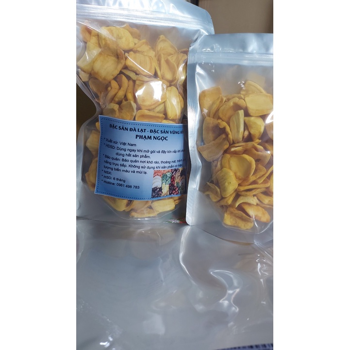 Lon pet 220gr Mít sấy nguyên cánh - giòn ngon